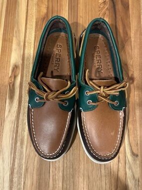 Sperry Men's Brown Leather Boat/Deck shoes